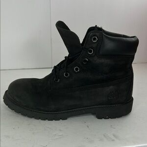 Timberland Men's Black Leather Ankle Work Boot